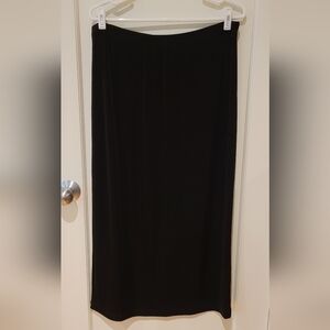 Chico's Travelers Collection Midi A-line skirt. Black. Chico's size 3.